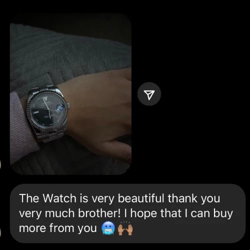 Customer testimonial